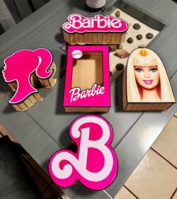 Barbie box E0020888 file cdr and dxf free vector download for laser cut