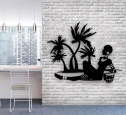 Beach wall decor E0021248 file cdr and dxf free vector download for laser cut plasma