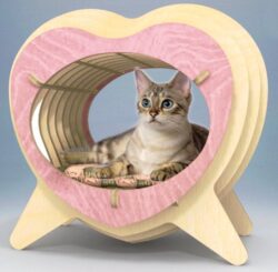 Cat house E0020885 file cdr and dxf free vector download for laser cut