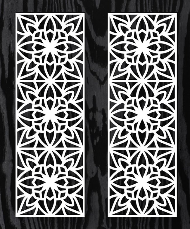 Design pattern screen E0021054 file cdr and dxf free vector download for laser cut cnc