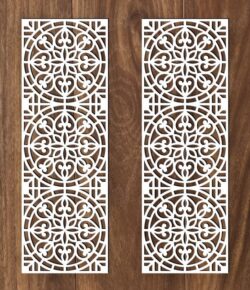 Design pattern screen E0021055 file cdr and dxf free vector download for laser cut cnc