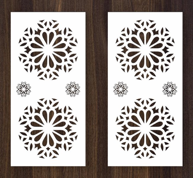 Design pattern screen E0021056 file cdr and dxf free vector download for laser cut cnc