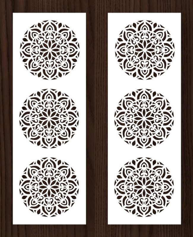 Design pattern screen E0021058 file cdr and dxf free vector download for laser cut cnc