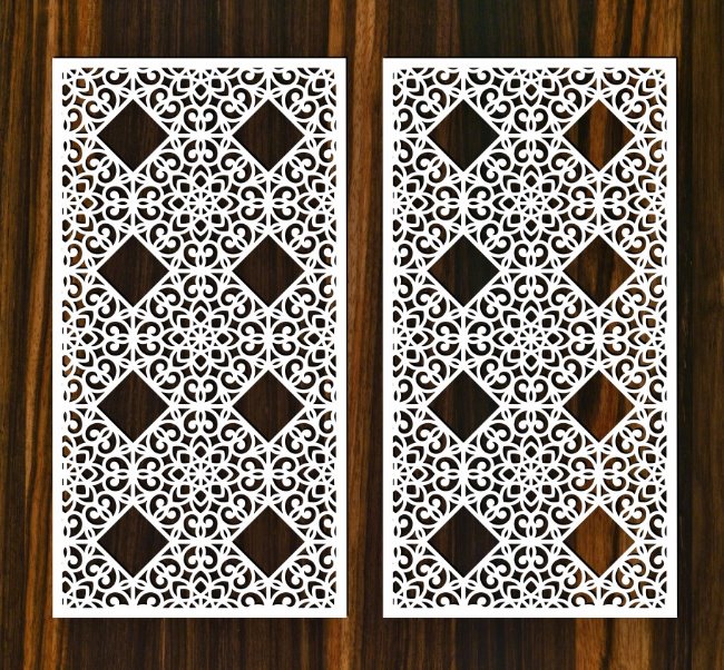 Design pattern screen E0021129 file cdr and dxf free vector download for laser cut cnc