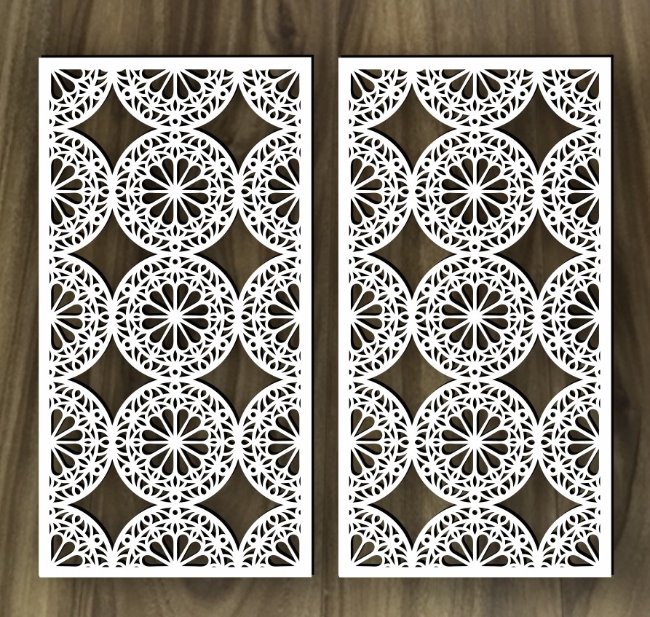 Design pattern screen E0021130 file cdr and dxf free vector download for laser cut cnc