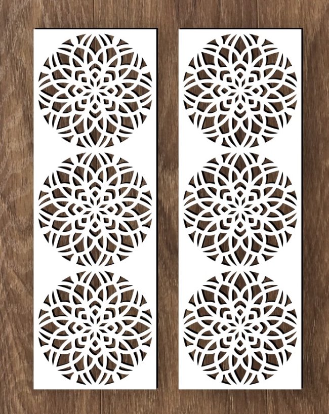 Design pattern screen E0021131 file cdr and dxf free vector download for laser cut cnc