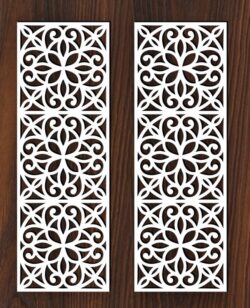 Design pattern screen E0021341 file cdr and dxf free vector download for laser cut cnc