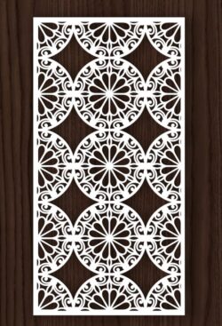 Design pattern screen E0021343 file cdr and dxf free vector download for laser cut cnc