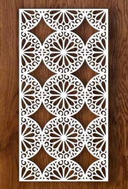 Design pattern screen E0021344 file cdr and dxf free vector download for laser cut cnc
