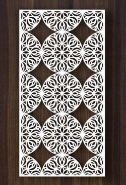Design pattern screen E0021345 file cdr and dxf free vector download for laser cut cnc