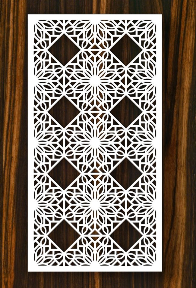 Design pattern screen E0021346 file cdr and dxf free vector download for laser cut cnc