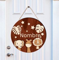 Door sign E0021293 file cdr and dxf free vector download for laser cut