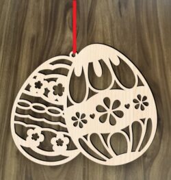 Easter egg E0020900 file cdr and dxf free vector download for laser cut