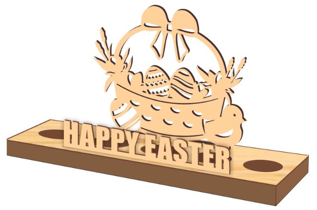 Easter egg holder E0021066 file cdr and dxf free vector download for laser cut