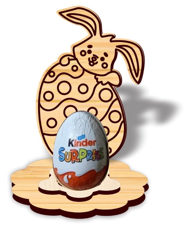 Easter egg holder E0021122 file cdr and dxf free vector download for laser cut