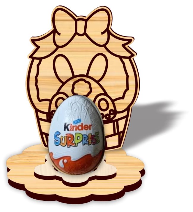 Easter egg holder E0021124 file cdr and dxf free vector download for laser cut