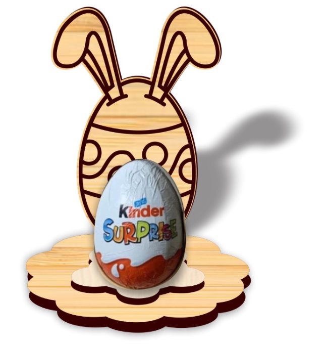 Easter egg holder E0021125 file cdr and dxf free vector download for laser cut