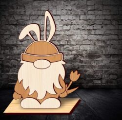Easter gnome E0021234 file cdr and dxf free vector download for laser cut