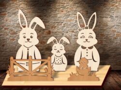 Easter stand E0021059 file cdr and dxf free vector download for laser cut cnc