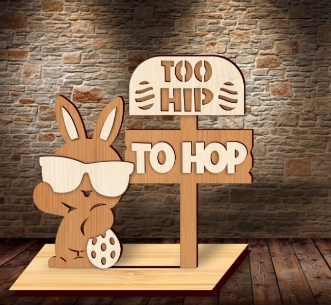 Easter stand E0021117 file cdr and dxf free vector download for laser cut