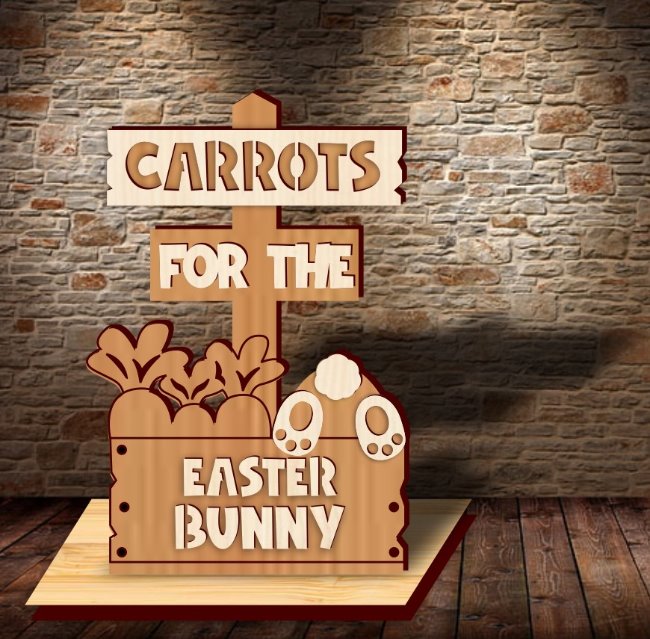 Easter stand E0021226 file cdr and dxf free vector download for laser cut