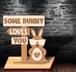 Easter stand E0021227 file cdr and dxf free vector download for laser cut