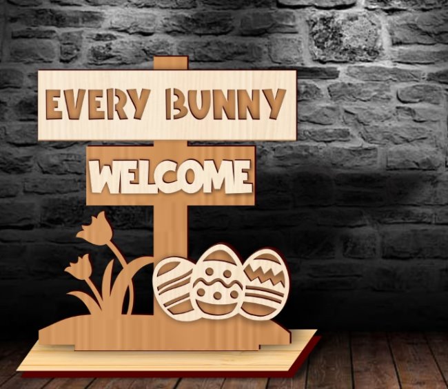 Easter stand E0021230 file cdr and dxf free vector download for laser cut
