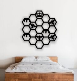 Honeycomb E0021314 file cdr and dxf free vector download for laser cut plasma