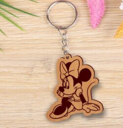 Minne keychain E0021107 file cdr and dxf free vector download for laser cut