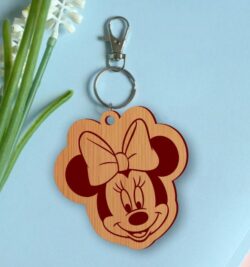 Minnie keychain E0020891 file cdr and dxf free vector download for laser cut