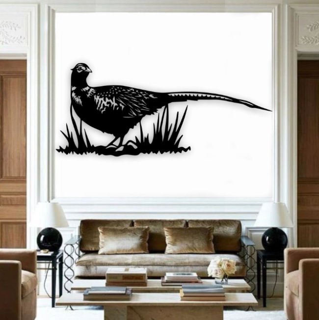 Pheasant E0020965 file cdr and dxf free vector download for laser cut plasma