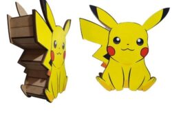 Pikachu E0021073 file cdr and dxf free vector download for laser cut