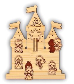 Princess puzzle E0021252 file cdr and dxf free vector download for laser cut