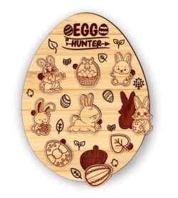 Easter puzzle E0021014 file cdr and dxf free vector download for laser cut