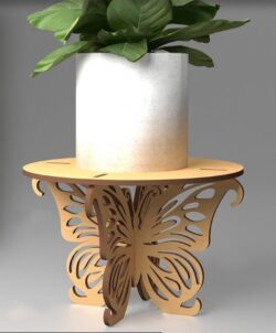 Plant stand E0021300 file cdr and dxf free vector download for laser cut
