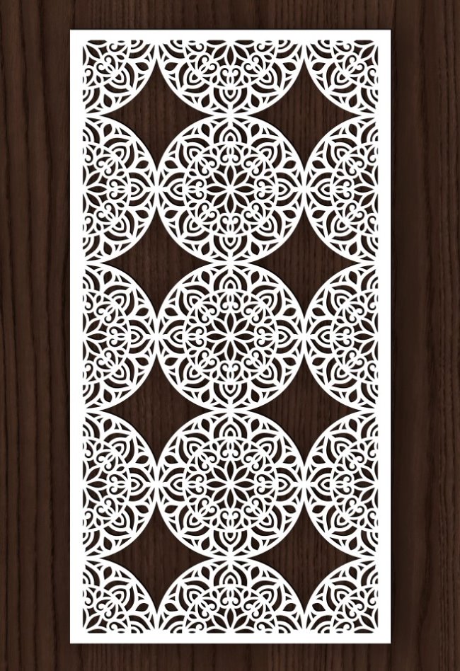 Design pattern screen E0021342 file cdr and dxf free vector download for laser cut cnc