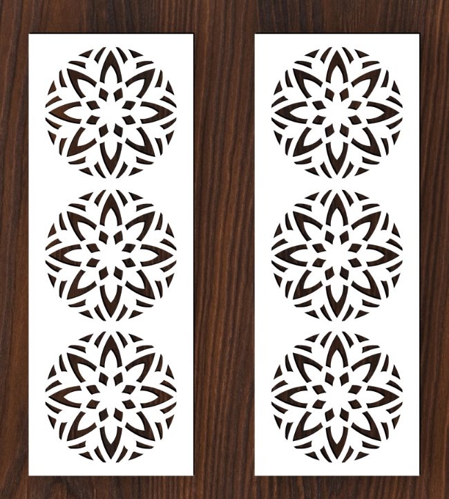 Design pattern screen E0021057 file cdr and dxf free vector download for laser cut cnc