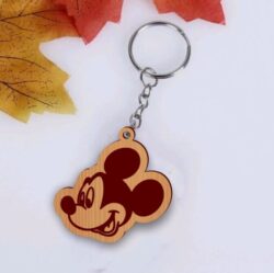Mickey keychain E0021108 file cdr and dxf free vector download for laser cut