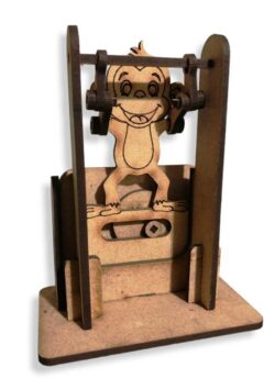 Automatic monkey E0021726 file cdr and dxf free vector download for laser cut