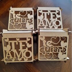 Chocolate box E0021410 file cdr and dxf free vector download for laser cut