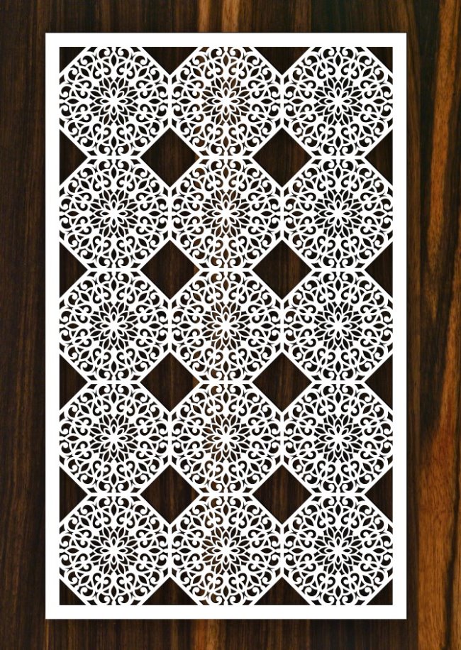 Design pattern screen E0021347 file cdr and dxf free vector download for laser cut cnc