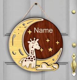Door sign E0021546 file cdr and dxf free vector download for laser cut