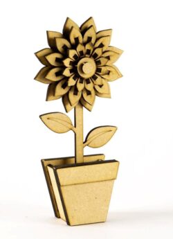 Flower E0021437 file cdr and dxf pdf free vector download for Laser cut
