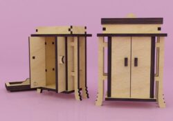 Jewerly box E0021354 file cdr and dxf free vector download for laser cut