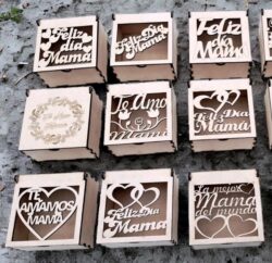 Mother’s day box E0021524 file cdr and dxf free vector download for laser cut