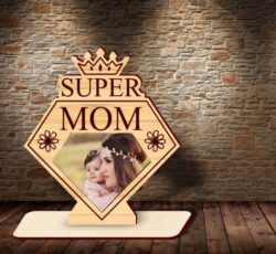 Mother’s day photo frame E0021611 file cdr and dxf free vector download for laser cut