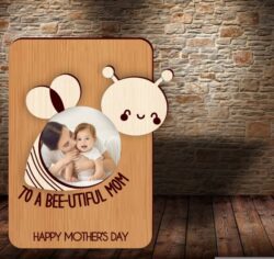 Mother’s day photo frame E0021641 file cdr and dxf free vector download for laser cut