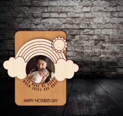 Mother’s day photo frame E0021642 file cdr and dxf free vector download for laser cut