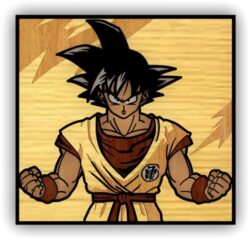 Multilayer Songoku E0021508 file cdr and dxf free vector download for Laser cut