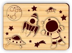 Space puzzle E0021563 file cdr and dxf free vector download for laser cut